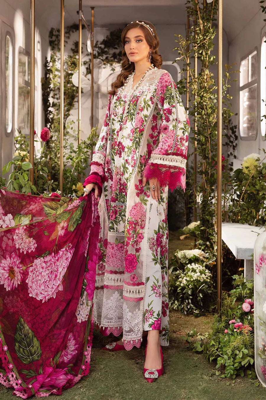 M.B M Print Luxury Lawn Suit Collection