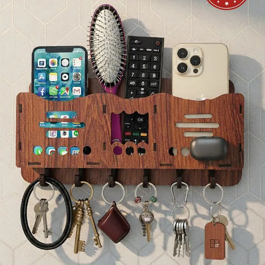 Complete Wood mobile & Key Holder