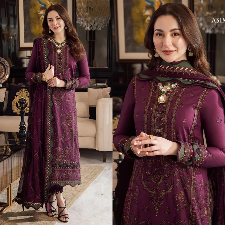 3PC Lawn Embroidered Unstitched Suit