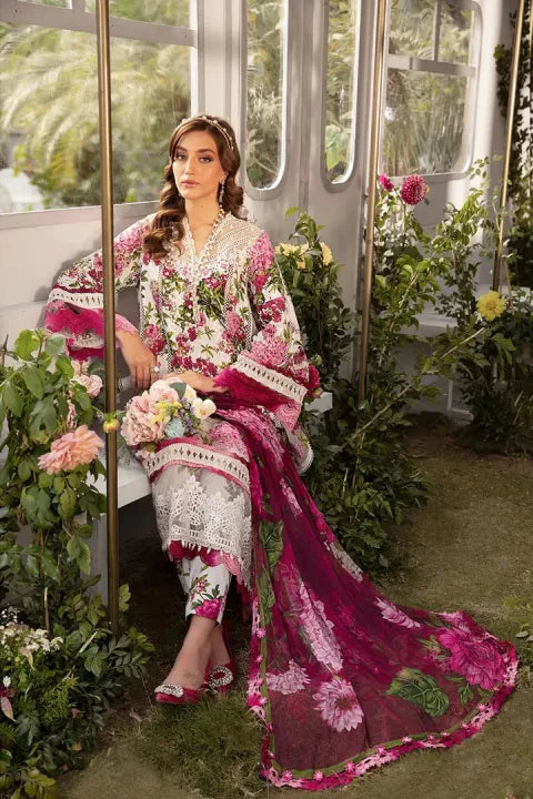 M.B M Print Luxury Lawn Suit Collection
