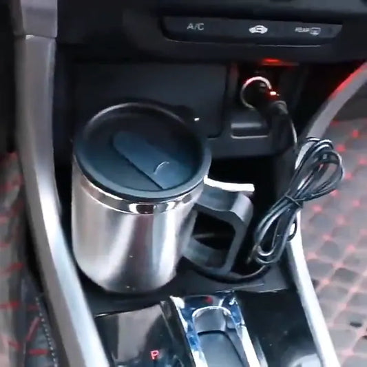 12V Car USB Mug Plug-in Heated Thermos
