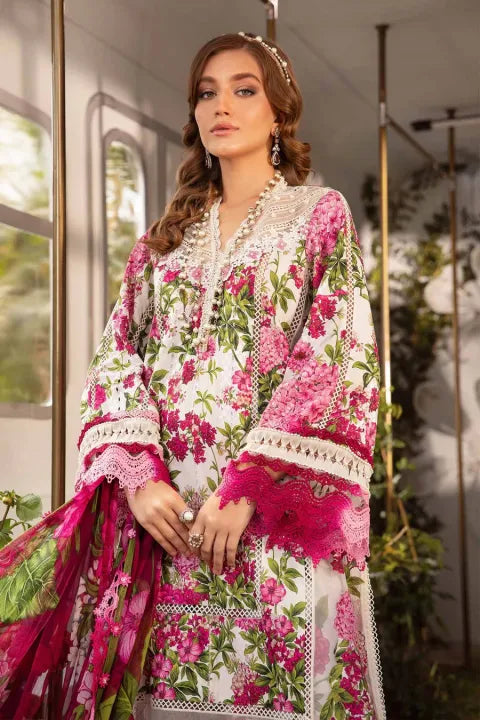 M.B M Print Luxury Lawn Suit Collection