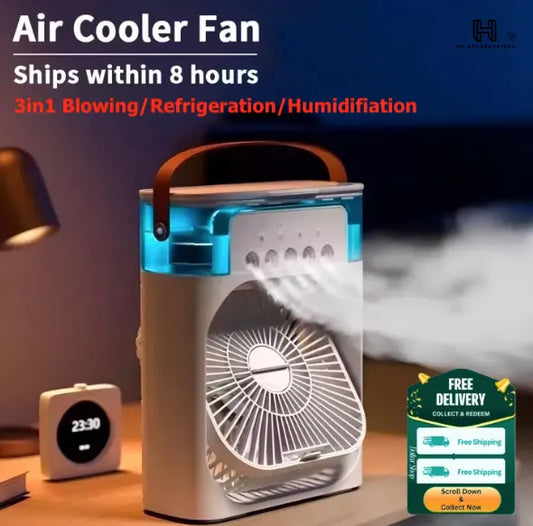 Air Conditioner Fan with Ice Tray 3in1