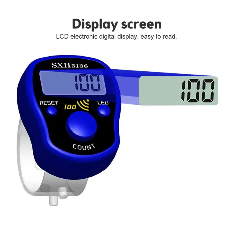 LED Electronic Finger Clicker Tasbih