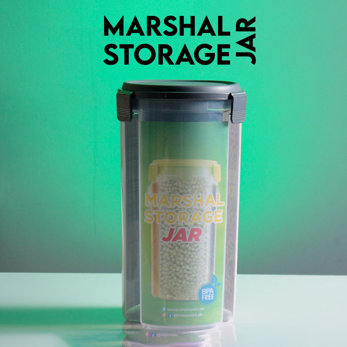 Air Tight Storage Capacity Food Storage Jar