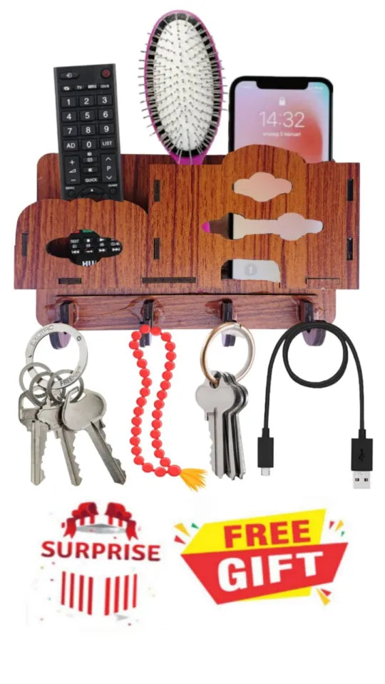 Complete Wood mobile & Key Holder
