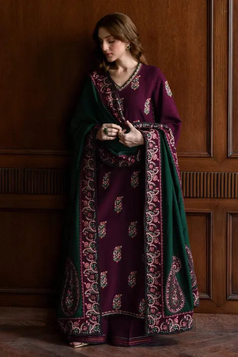 3PC Lawn Embroidered Unstitched Suit