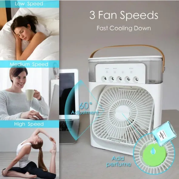 Air Conditioner Fan with Ice Tray 3in1