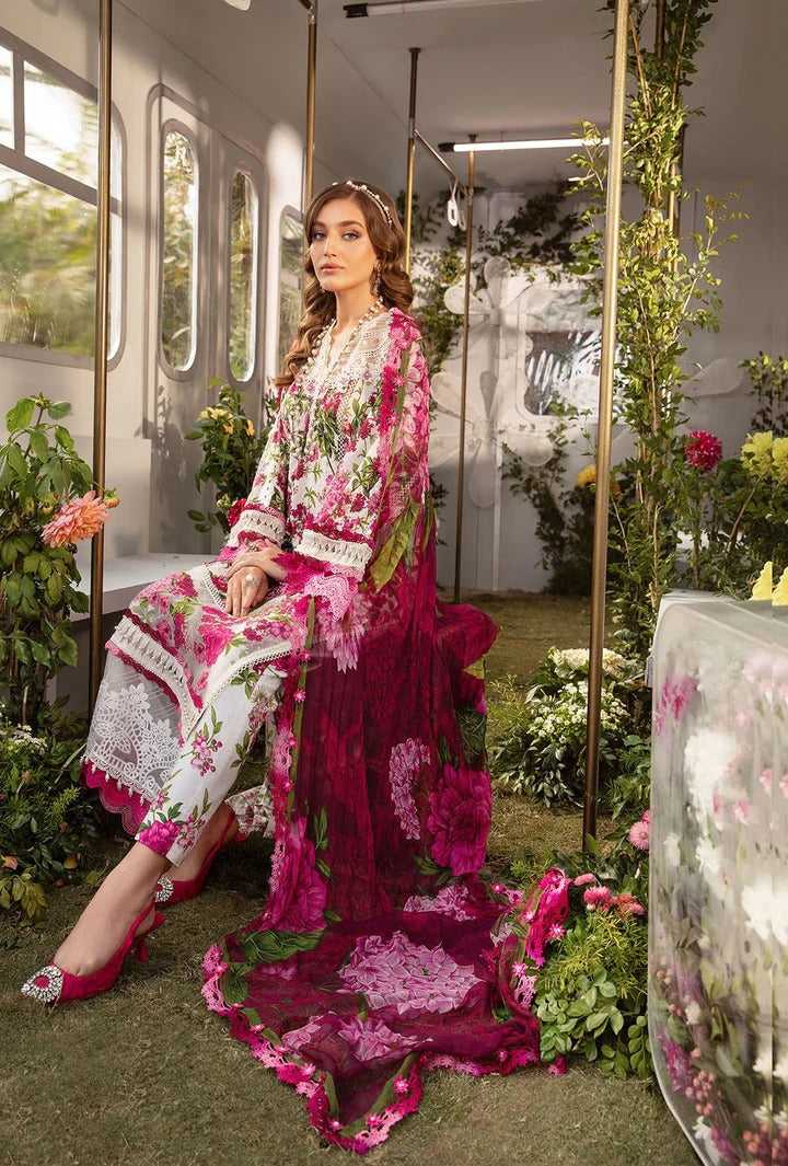 M.B M Print Luxury Lawn Suit Collection