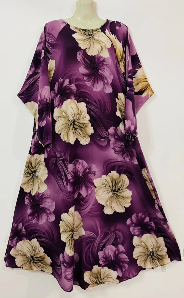 Stylish Front Close Printed  Abaya