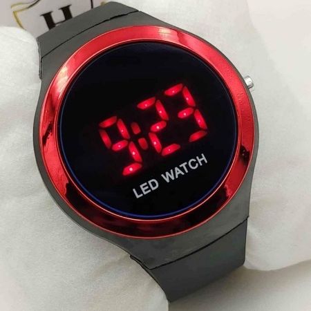 Round LED Digital Sports Watch