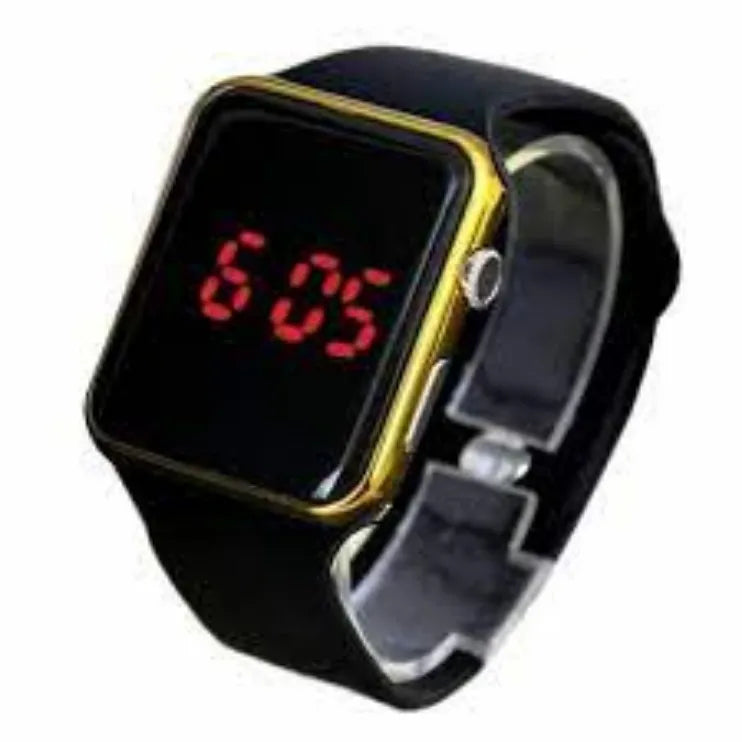 Square LED Sports Digital Watch