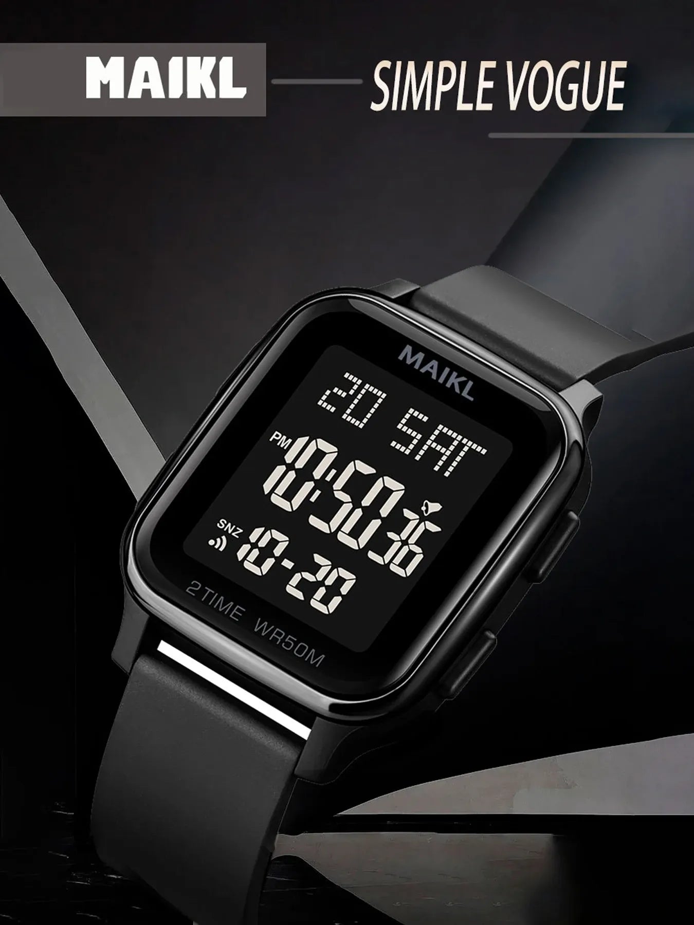 Digital LED Sports Watch for Men