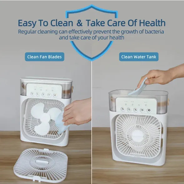 Air Conditioner Fan with Ice Tray 3in1