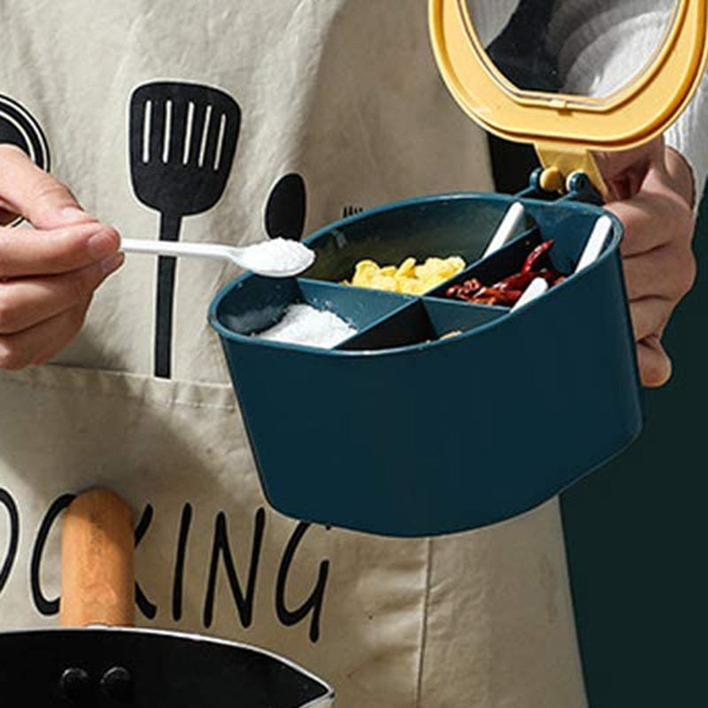 4 grid spice jar with free spoon